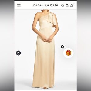 Sachin & Babi Chelsea Crinkle Satin Dress